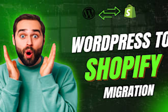 migrate your wordpress website to shopify professionally