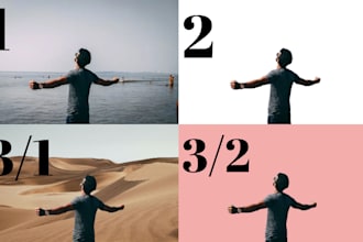 resizeing , remove and change background of your photos
