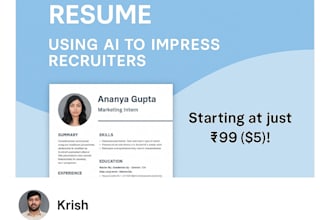 design a modern canva resume using ai to impress recruiters