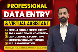 do clean error free data entry from pdfs, images and handwritten files