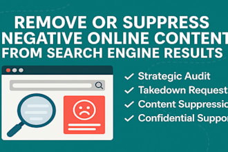 permanently remove bad article from any search engine result, mugshot removal