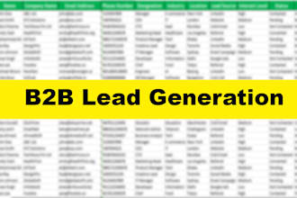 b2b leads with verified emails and contact info
