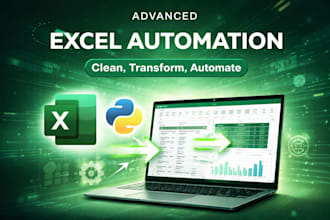 build excel automation and data processing solutions