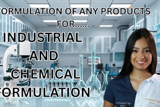 formulate, source, and reverse engineer industrial chemicals with testing