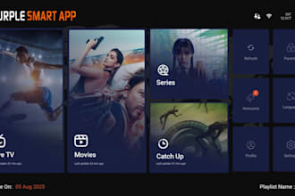 rebrand latest android iptv apps with 3d animation