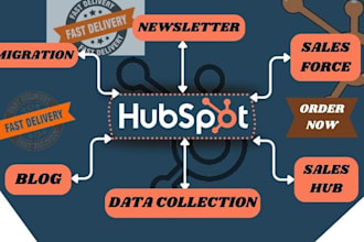 do hubspot newsletter, salesforce, blog, data collection, sales hub, migration