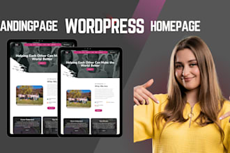 homepage design homepage template landing page design wordpress homepage website
