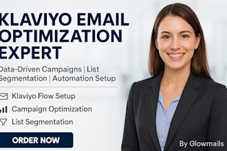 klaviyo email optimization data driven campaigns list segmentation setup expert