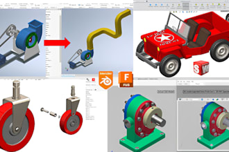 3d cad design in autodesk inventor fusion 360 solidworks catia creo mechanical