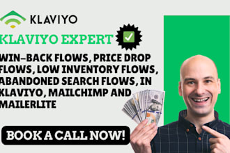 birthday flow abandoned cart and offer countdown in klaviyo mailchimp mailerlite