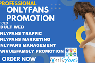 do onlyfans promotion, adult web promotion, to gain more subscribers