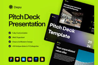 write and design investor pitch deck, business plan, financial plan, budget, ppt