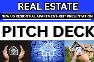 do investor ready real estate pitch deck for new US residential apartment reit