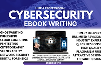 do cybersecurity ebook writing, ghostwriting, machine learning, kali linux, ai