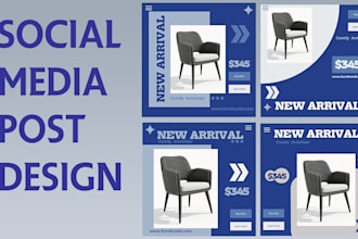 design social media poster with unlimited revisions