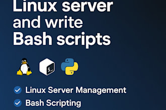 manage linux server and bash scripts