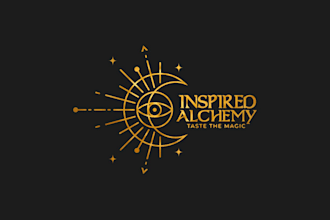 design clean and minimalist spiritual or esoteric logo
