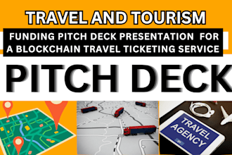 do investor ready funding presentation for a blockchain travel ticketing service