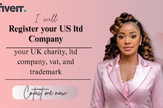 register your UK charity, ltd company, vat, and trademark