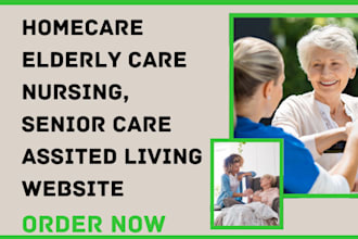 design homecare elderly senior nursing care givers respite care homecare website