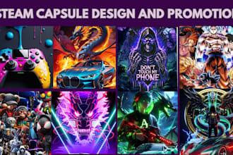 design steam game promote steam game roblox  online PC game