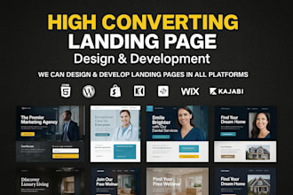 design wordpress elementor pro kajabi landing page, elementor website, astra