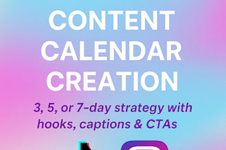 create a tiktok content calendar to grow your brand