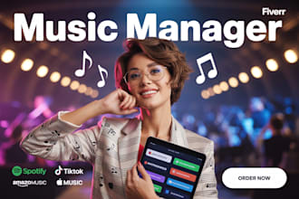 distribute and promote music to all digital streaming and social media platforms