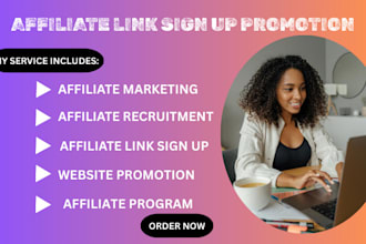 do affiliate link promotion referral link sign up promotion affiliate marketing