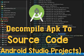decompile ea files and unlock the source code, recompile ea, edit android apk