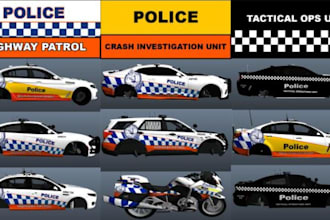make livery pack for fivem gta 5 police ems car erlc