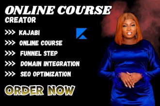 design an online course website on thinkific teachable kajabi membervault podia