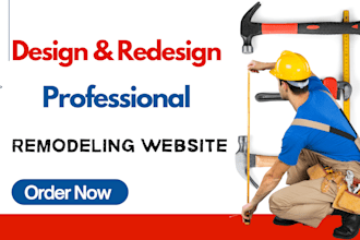 design remodeling website hvac construction website plumbing renovation website