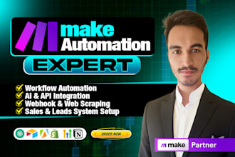 make com automation, make com scenario, made com, make com