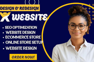 design, redesign wix websites, including online stores
