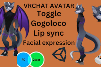 upload and create 3d avatar vtuber model furry anime character design nsfw sfw