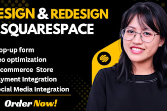 build squarespace website, squarespace website redesign