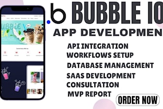develop bubble mvp, bubble saas, bubble io, bubble app with responsive design