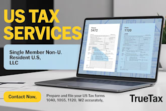 prepare and file your US tax forms 1040, 1065, 1120, and w2 accurately