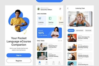 develop educational app, learning app, elearning app, school online course app
