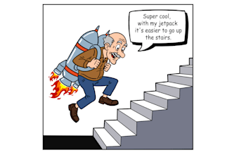 draw a fun comic panel for your book or website
