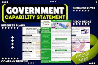 create federal government capability statement, capability statement