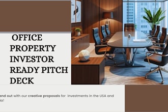 investor ready US USA asia retail office property pitch deck bank ready proposal
