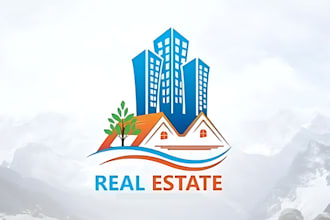 create perfect real estate or business logo design