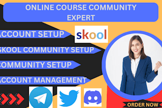 do skool setup and community management