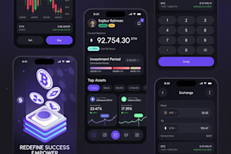 develop fintech app neobank app payment app crypto currency app wallet app