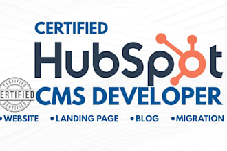 develop editable hubspot cms, website, landing page, blog, modules