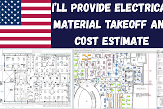 do mechanical, hvac, electrical, plumbing mep material take off cost estimation