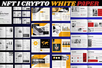 write and design a professional ico whitepaper for your crypto project