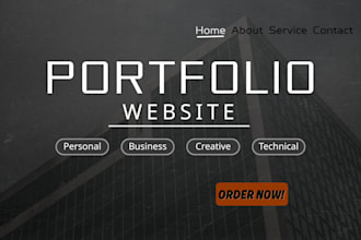 do portfolio website design and redesign using wordpress